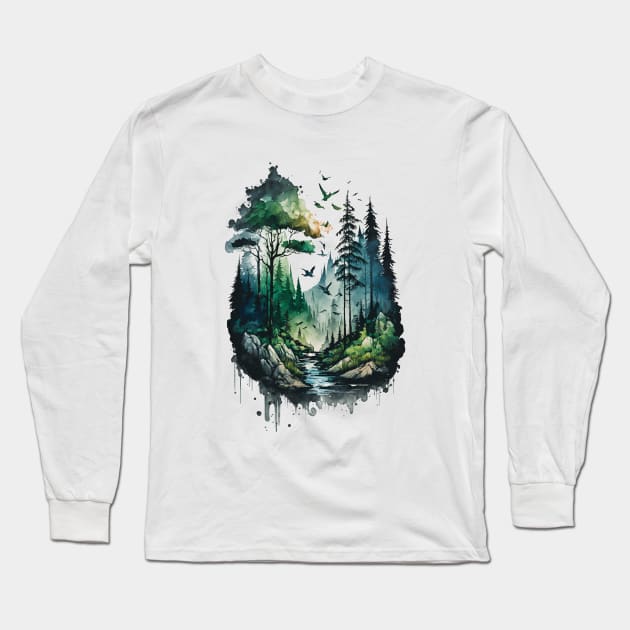 Nature Long Sleeve T-Shirt by yasinylcu